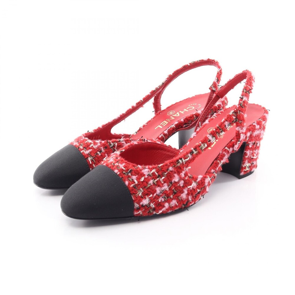 Chanel Slingback Coco Mark Sandals #318277C12B